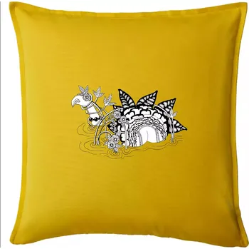 Polštář Loch ass (Pecka design) - Polštář 50x50 - 50x50 - Pouze potah ( Žlutá )