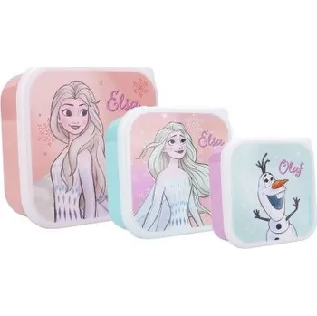 Svačinový box Kidzroom Box na svačinu 3v1 Frozen II - Let's Eat!