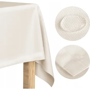 Prostěradlo Ubrus odolný proti skvrnám Łóżkoholicy 100 x 200 cm obdélníkový krémový