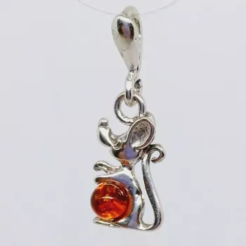 Přívěsek Přívěsek Sedící myška (přívěsek)