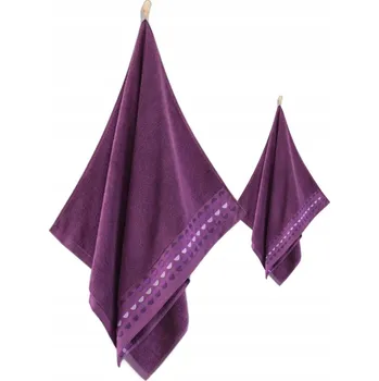 Ručník ZWOLTEX ZEN 2 sada ručníků froté ručník fialový 50x90 70x140