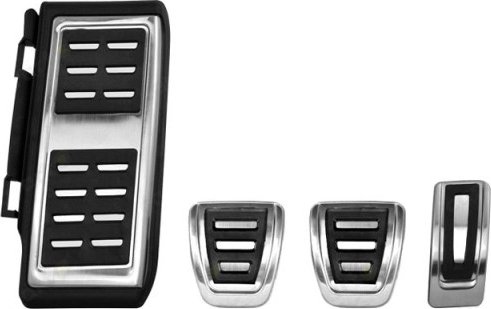 RS pedály Škoda Octavia III, Golf 7, Passat B8, Polo V, Audi A3 2012 - manuál (Sortovní pedály - manuální převodovka)