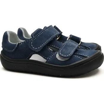 Chlapecké polobotky Barefoot sandály JONAP DAISY modrá Velikost: 31