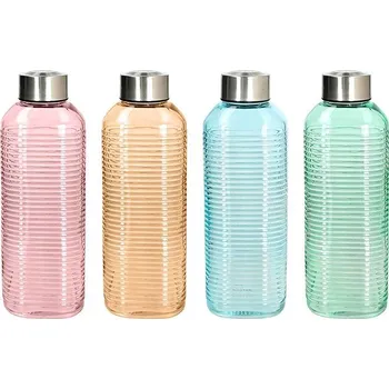 Kempingové nádobí Tognana JUS Láhev 1 l hranatá sklo