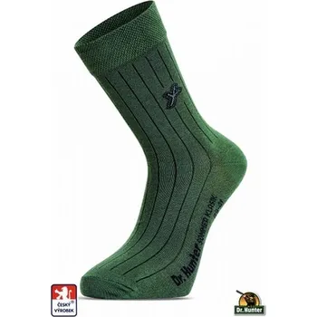 Rybářské oblečení Ponožky Dr.Hunter Sommer Klasik, letní vycházkové, balení 2 páry 48-49 Zelené