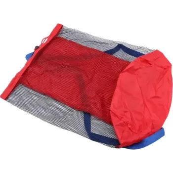 Skládací síťovaná plážová taška 24×47 cm pro děti Voděodolný košík na hračky Přenosná úložná taška na plavání a venkovní letní aktivity