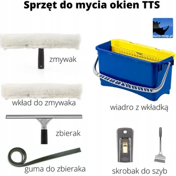 Vysavač na okno Náhradní návlek na stěrku na okna se suchým zipem 25 cm TTS