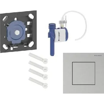 Geberit - Pneumatické ovládání splachování pisoáru typu 40, easy to clean, kartáčovaná nerez 116.217.FW.1