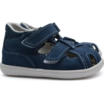 Chlapecké sandály Dětské sandále JONAP 041 s modrá riflovina Velikost: 24