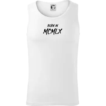 Born in - Římské číslo 1960 - Tílko pánské Core - M ( Bílá )