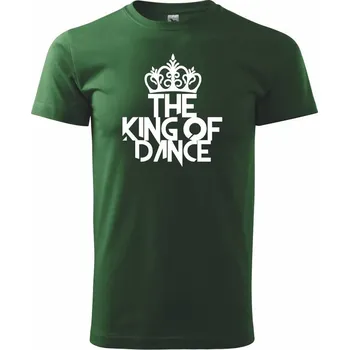Pánské tričko King of Dance - Triko extra velké (5-8XL) - 8XL ( Lahvově zelená )