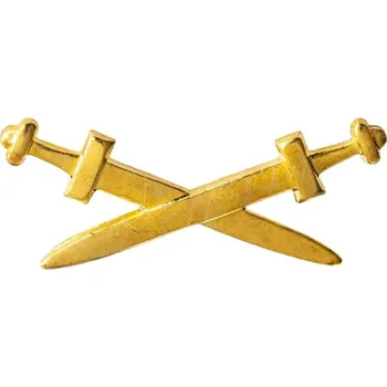 Armáda ČR Odznak rozlišovací zkřížené meče ČSLA zlatý originál