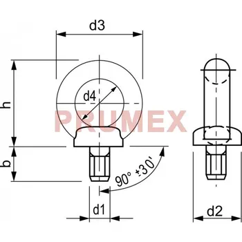 Šroub Šroub závěsný DIN 580 CE M39