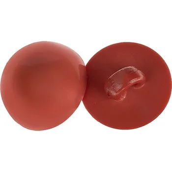 Knoflík Bellatex Knoflík - sada 6 ks Cihlová