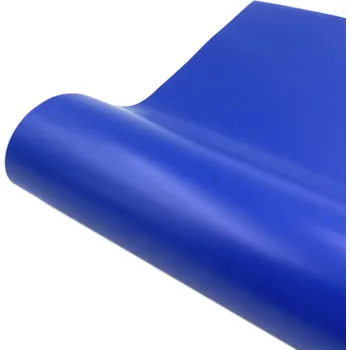 Samolepící dekorace Lepicí vinylová fólie 30 x 100 cm Matná samolepicí dekorace Snadná aplikace Ochranný film DIY úpravy nábytku a stěn modrá