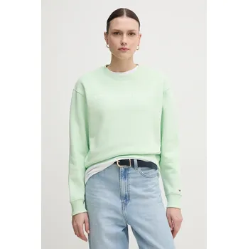 Dámská mikina Mikina Tommy Hilfiger WW0WW39791 zelená 07X, vel. S