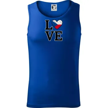 Love Česká vlajka - Tílko pánské Core - XL ( Královská modrá )