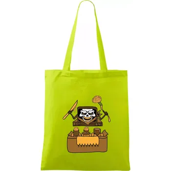 Mozkožrout - televize (Pecka design) - Taška bavlněná - 42 x 38 cm ( Limetková )