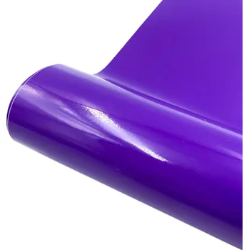Samolepící dekorace Lepicí vinylová lesklá fólie 30 x 25 cm Samolepicí dekorační fólie DIY tvoření Lesklý povrch Řezání na plotru Ruční práce Dekorace předmětů fialová