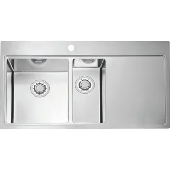 Nerezový dřez Kuchyňský dřez Alveus Pure 60 QC Satin, levý 1149519