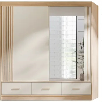 Šatní skříň Šatní skříň CANADA CA-12 | 200 cm | se zrcadlem | riva/kašmír