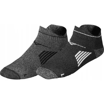 Ponožky Mizuno Active Training Mid 2 páry černo-šedé S