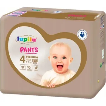 Plena Plenkové Kalhotky Lupilu Premium Pants Velikost 4 39 ks