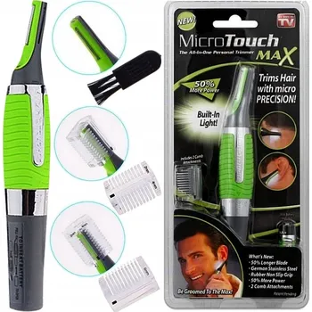 MINI HOLICÍ STROJEK ZASTŘIHOVAČ NOSNÍHO OBOČÍ A UŠÍ PRO MUŽE LED NÁSTAVCE