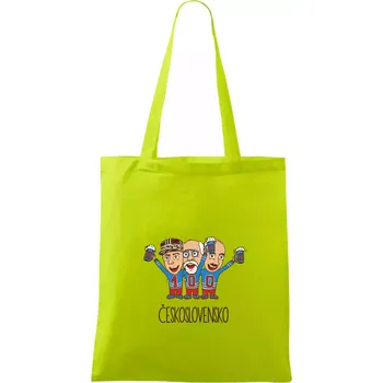 Československo 100 let - pivo (Pecka design) - Taška bavlněná - 42 x 38 cm ( Limetková )
