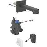 Geberit Brenta - Termostatická elektronická umyvadlová baterie pod omítku, síťové napájení, easy to clean, matná černá 116.297.14.1