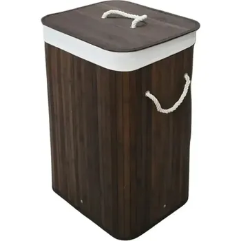 Koš na prádlo Gaira® Koš na prádlo Bamboo 73040, Barva tmavě hnědá