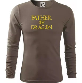 Pánské oblečení Father of Dragon - Zlatá - Triko s dlouhým rukávem FIT-T long sleeve - S ( Army )