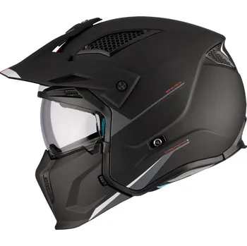 Helma na motorku MT Helmets Přilba Streetfighter SV S Solid A1 černá matná + sleva 300,- na příslušenství S : 55-56 cm + DÁREK + Doprava ZDARMA