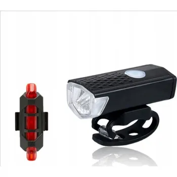 Cyklosvítilna Sada LED světel na kolo – přední + zadní