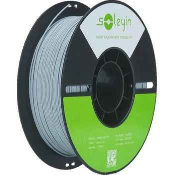 Filament FILAMENT CREALITY SOLEYIN PLA MATNÝ ŠEDÝ GREY 1KG