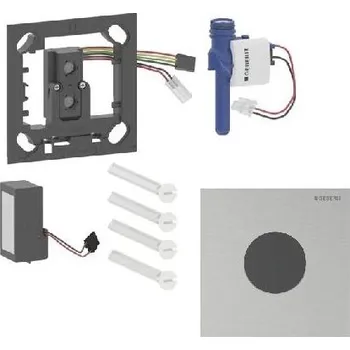 Geberit - Elektronické ovládání splachování pisoárů typ 40, síťové napájení, easy to clean, Bluetooth, kartáčovaná nerez 116.024.FW.1