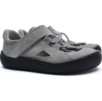 Chlapecké polobotky Barefoot sandály JONAP B9 šedé Velikost: 23