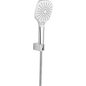 Sapho Sprchová souprava, 3 režimy sprchování, silikon trysky, pevný držák, hadice 1500mm, chrom
