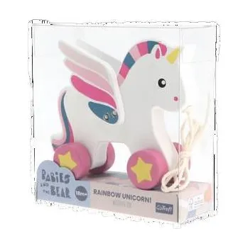 Dřevěná hračka Dřevěná Hračka Trefl Duhový jednorožec