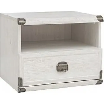 Noční stolek INDIANA borovice bílá noční stolek JKOM1S