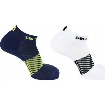 Pánské oblečení SALOMON Běžecké PONOŽKY na trénink a komfort XA, sada 2 párů UNISEX, velikost 39-41