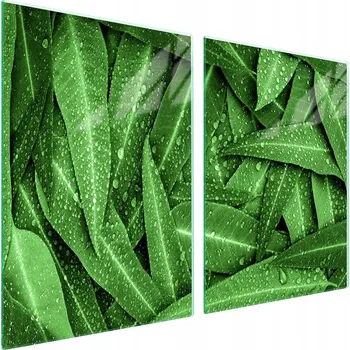 Obraz Skleněná ochranná deska na sporák 2x45x52 Zelená