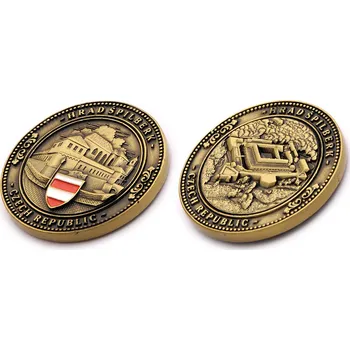 Pamětní mince Brno Špilberk - tmavě zlatá