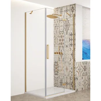 GELCO - TRINITY GOLD čtvercový kout 1200x1200 pravý, čiré sklo, GT5612-12CR-G GT5612-12CR-G