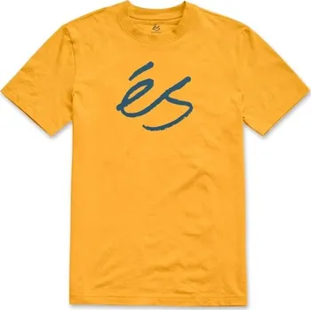 Pánské tričko és Pánské triko scrip mid tee gold