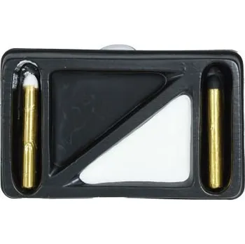 Party dekorace Sada Make-up černobílá - kostra - Halloween - 4 ks