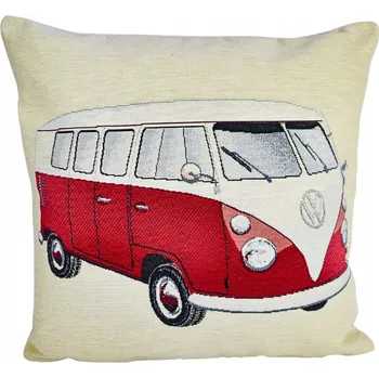 Povlak na polštářek Gobelínový povlak na polštář 42x42 Červený karavan Dekorativní Italský