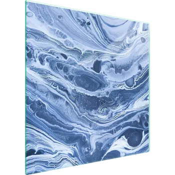 Obraz Skleněná ochranná deska na sporák 50x52 Mramor