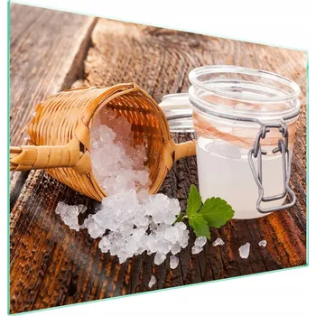 Obraz Skleněná ochranná deska na sporák 70x52 Sůl