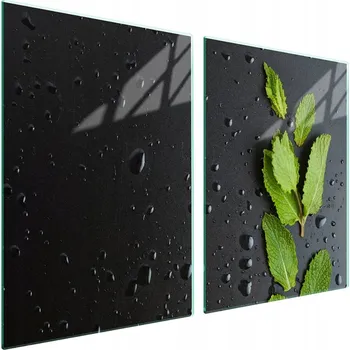 Obraz Skleněná ochranná deska na sporák 2x45x52 Kapky